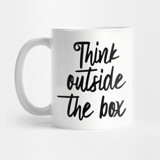 Think outside the box Mug